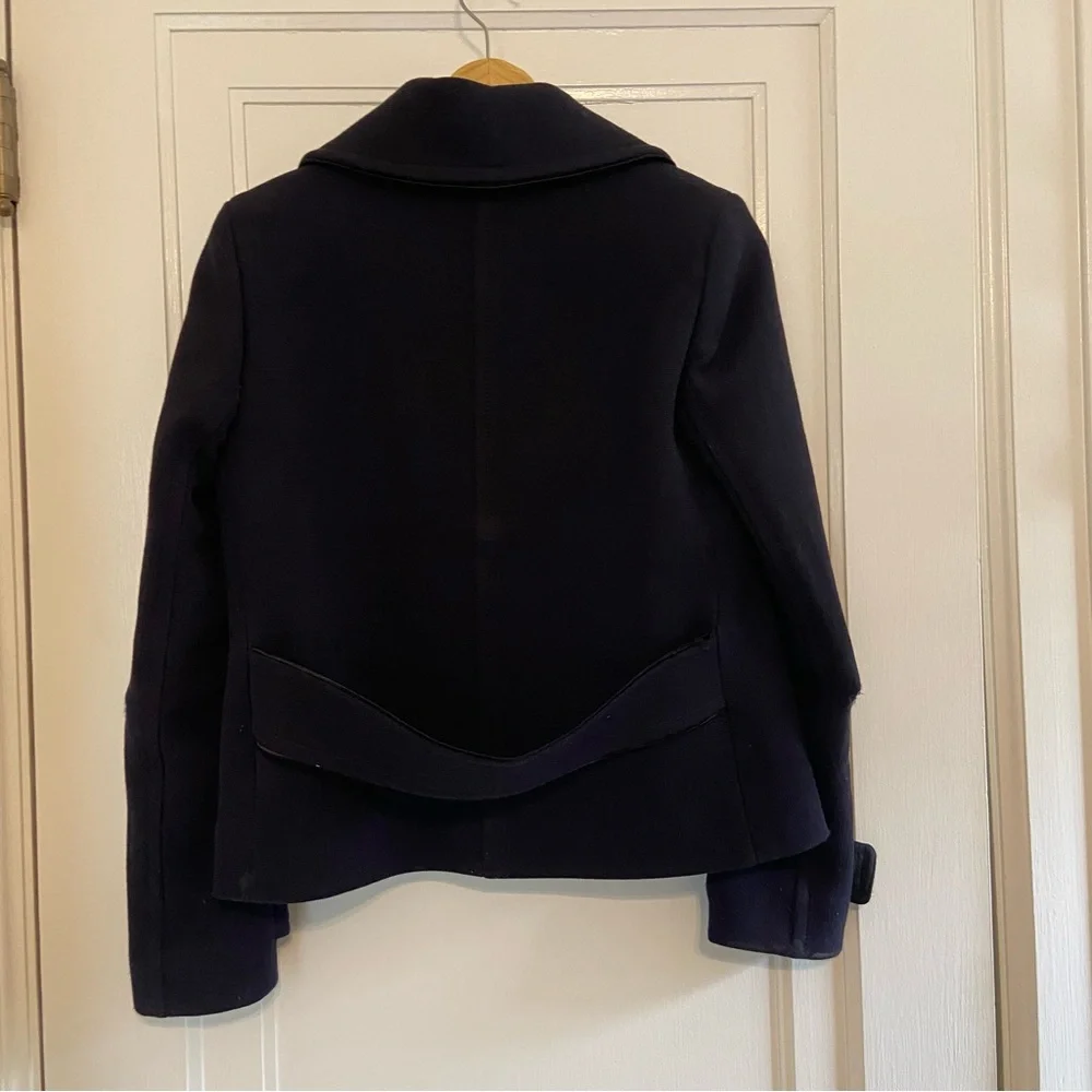 J. Crew Double Cloth wool blend pea coat - Picture 6 of 7